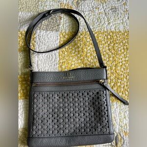 Kate Spade Perri Lane Bubbles Reidy Crossbody Gray